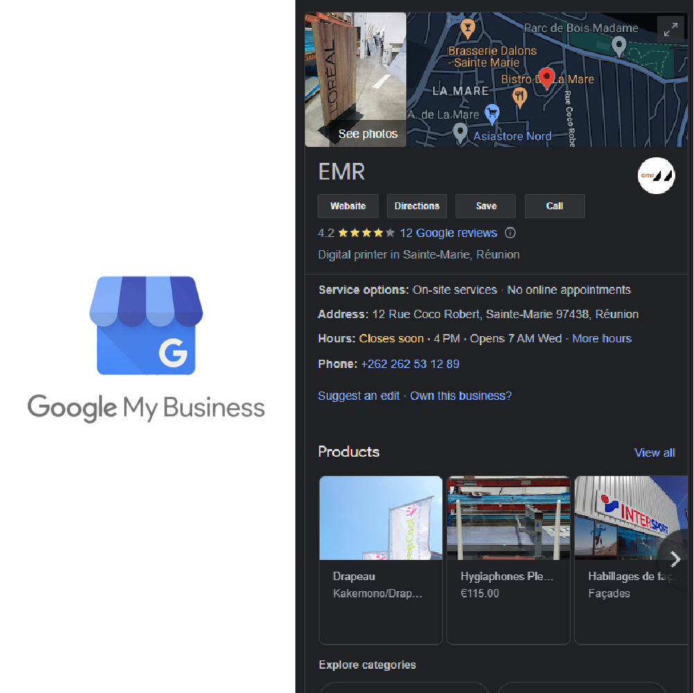 Google Business Profile EMR