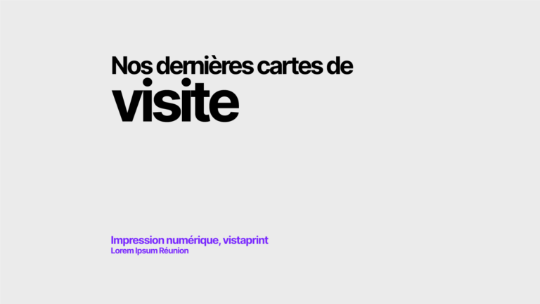 A quoi ressemble une carte de visite faite sur vistaprint?