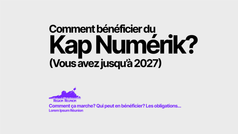 Comment bénéficier du Kap Numérik 2025?