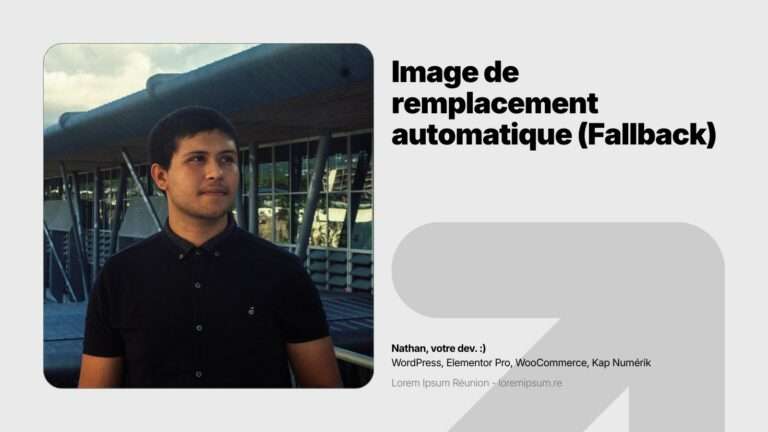 Image de remplacement (Fallback)