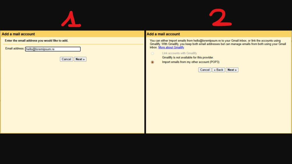 Premières informations concernant votre email OVH pour Gmail