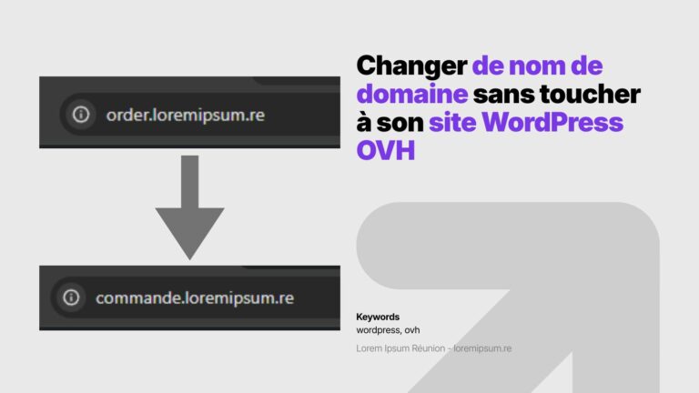 Thumbnail/Image de l'article "Changer juste le nom de domaine sous-domaine WordPress (PHPMyAdmin) - Guide"