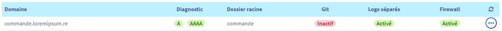 exemple visuel d'un nom de domaine fonctionnel vers un dossier racine (ftp)
